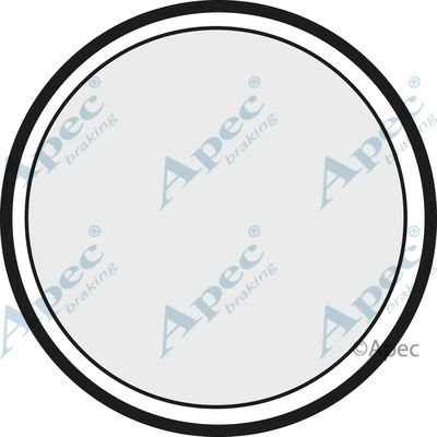 APEC BRAKING Комплект тормозных колодок, дисковый тормоз PAD254